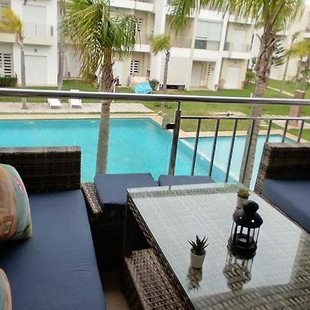 F3 Casabay beach sidi rahal vue sur piscine Extérieur photo