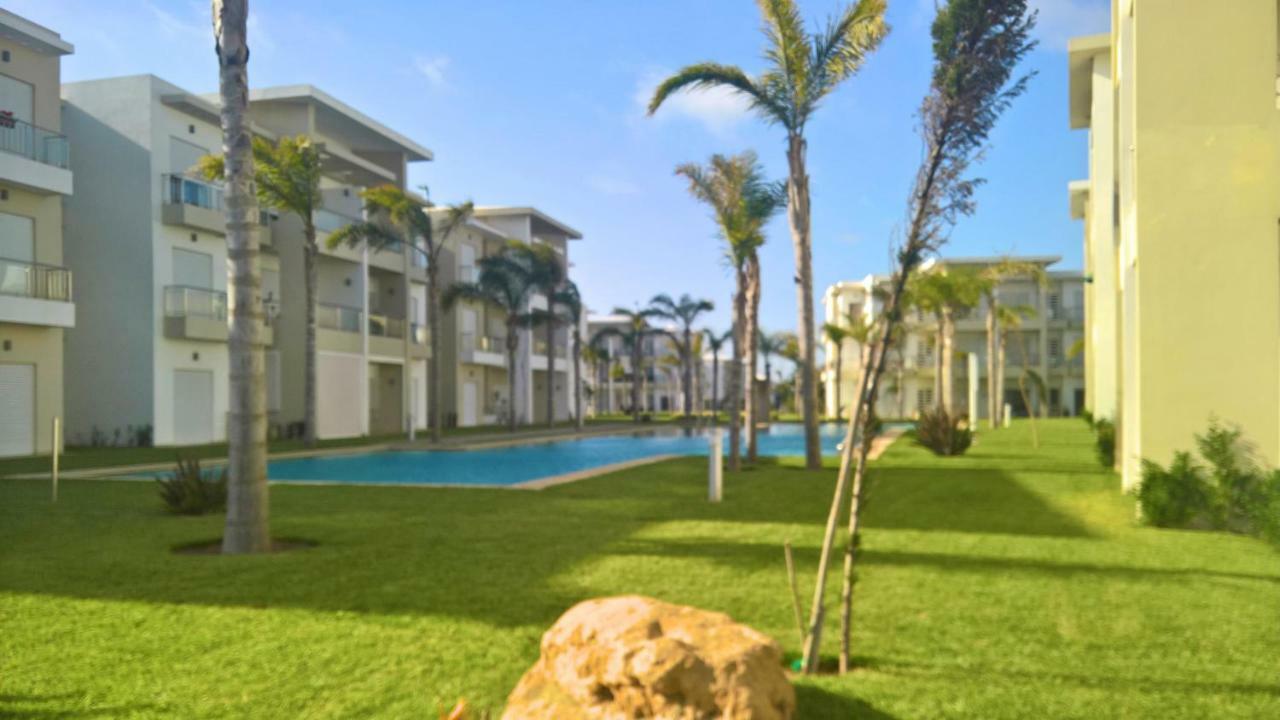 F3 Casabay beach sidi rahal vue sur piscine Extérieur photo