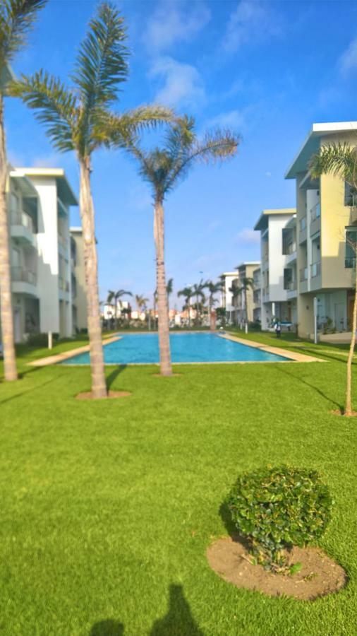 F3 Casabay beach sidi rahal vue sur piscine Extérieur photo