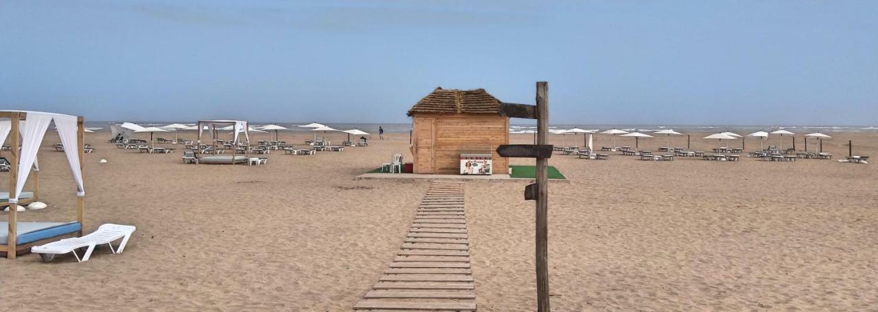 F3 Casabay beach sidi rahal vue sur piscine Extérieur photo